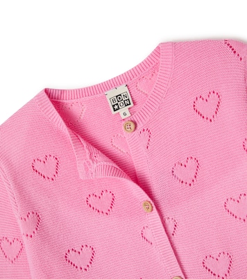 Lilou open-knit cotton cardigan | Bonton