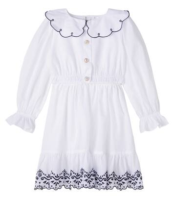 Embroidered cotton top and skirt set | Patachou