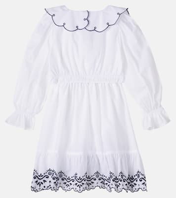 Embroidered cotton top and skirt set | Patachou