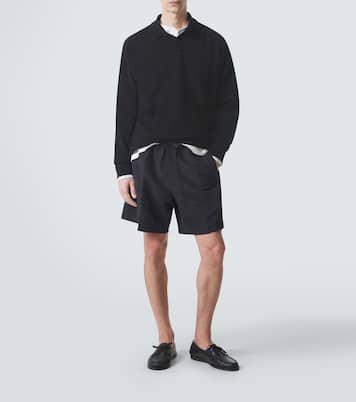 Shorts Julian aus Leinen und Seide | Umit Benan