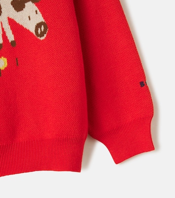 Jacquard cotton sweater | Bobo Choses