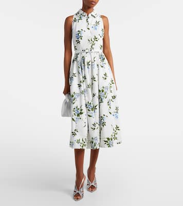 Norika belted floral cotton shirt dress | Emilia Wickstead