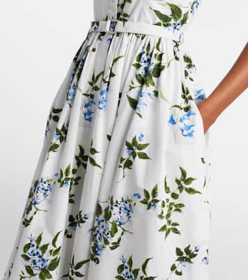 Norika belted floral cotton shirt dress | Emilia Wickstead