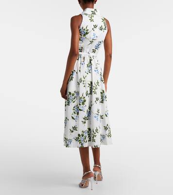 Norika belted floral cotton shirt dress | Emilia Wickstead