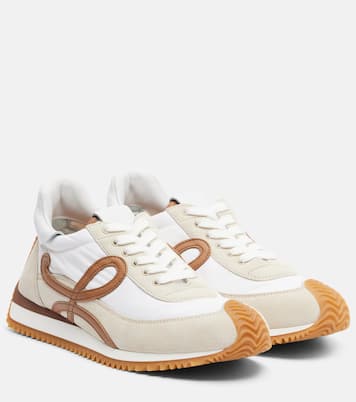 Ballet Runner 2.0 suede-trimmed sneakers | Loewe