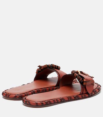 Alchemy leather slides | Zimmermann