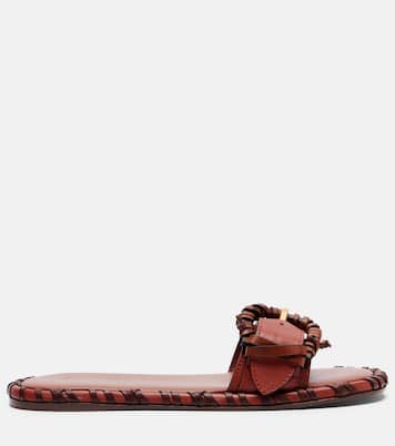 Alchemy leather slides | Zimmermann