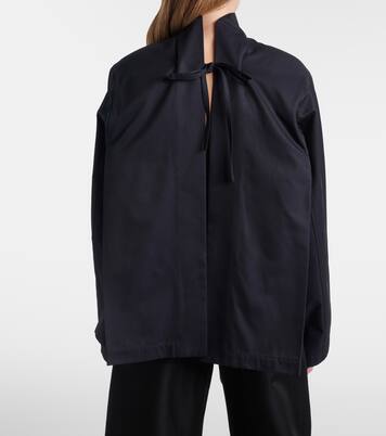 Reversible cotton gabardine jacket | Alaïa