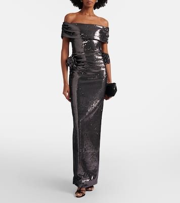 Robe longue à ornements | Roland Mouret