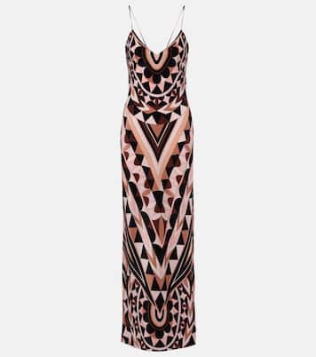 Manuba silk crêpe de chine gown | Pucci