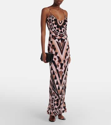 Manuba silk crêpe de chine gown | Pucci