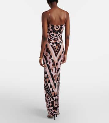 Manuba silk crêpe de chine gown | Pucci