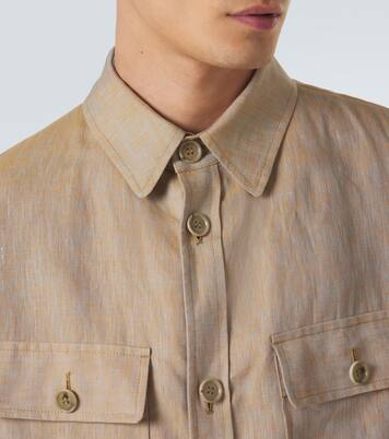 Linen overshirt | Giorgio Armani