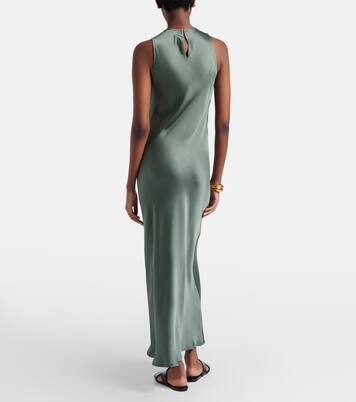 Tallin silk maxi dress | Asceno