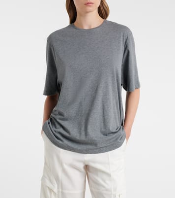 Harper cotton jersey T-shirt | The Frankie Shop
