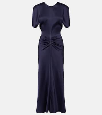 Abito midi Bela in raso | Victoria Beckham