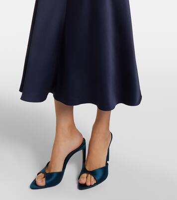 Abito midi Bela in raso | Victoria Beckham