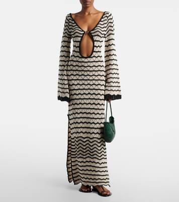 Rey crochet cotton-blend maxi dress | Bananhot