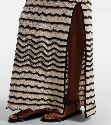 Rey crochet cotton-blend maxi dress | Bananhot