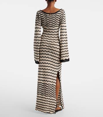 Rey crochet cotton-blend maxi dress | Bananhot