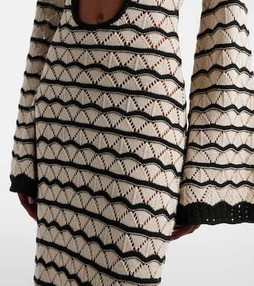 Rey crochet cotton-blend maxi dress | Bananhot