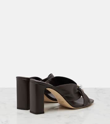 Verzierte Mules Rafi aus Leder | Jimmy Choo
