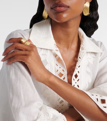 Aella 24kt gold-plated ring | Ysso