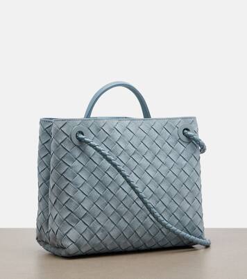 Andiamo Small suede top-handle bag | Bottega Veneta