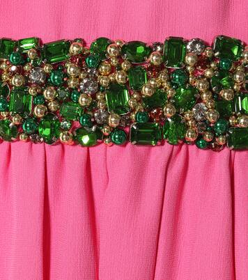 Embellished crêpe minidress | Prada