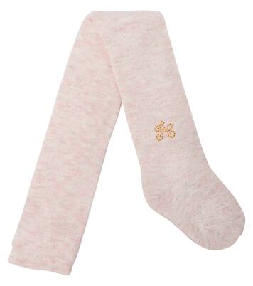 Metallic-knit tights | Tartine et Chocolat