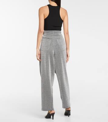 Pantalon ample en Lurex® mélangé | Balmain