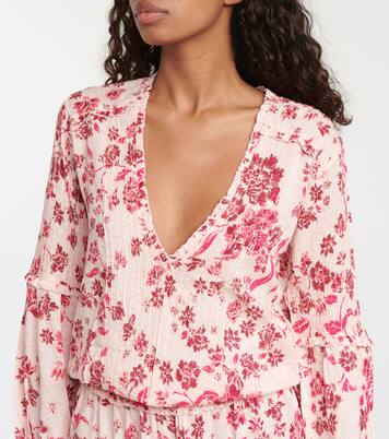 Robe Ilona à fleurs | Poupette St Barth