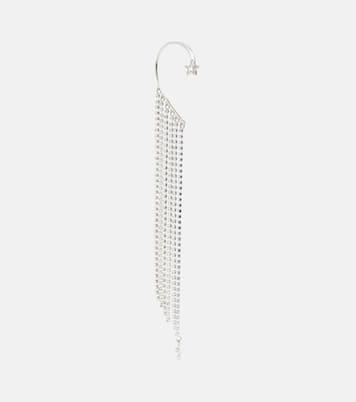 Crystal-embellished single ear cuff | Jimmy Choo