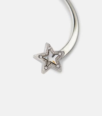 Crystal-embellished single ear cuff | Jimmy Choo