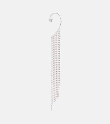 Crystal-embellished single ear cuff | Jimmy Choo