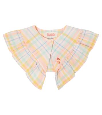 Hawk checked cotton collar | The Animals Observatory