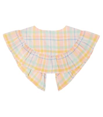 Hawk checked cotton collar | The Animals Observatory