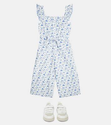 Floral linen and cotton jumpsuit | Polo Ralph Lauren Kids