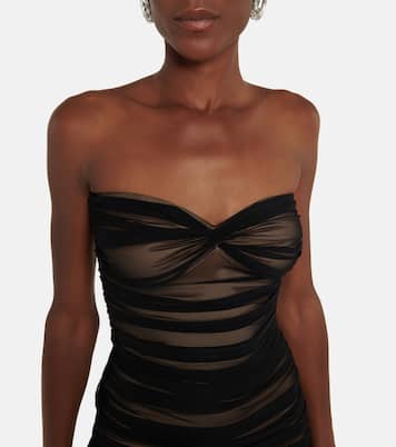 Miniabito Walter in mesh | Norma Kamali