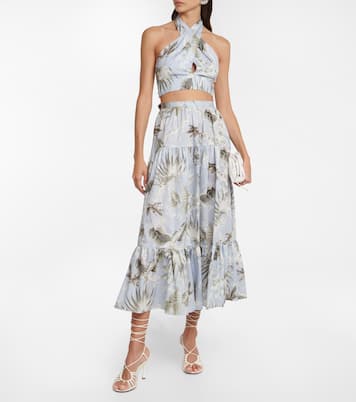 Midirock Olympia aus Baumwolle | Erdem