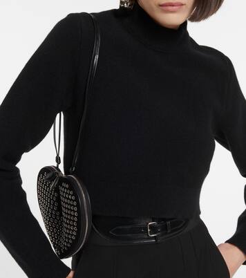 Pull raccourci en laine vierge | Alaïa