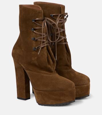 Trekk suede ankle boots | Alaïa