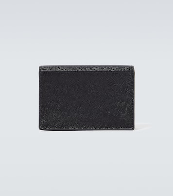 Logo leather card case | Saint Laurent
