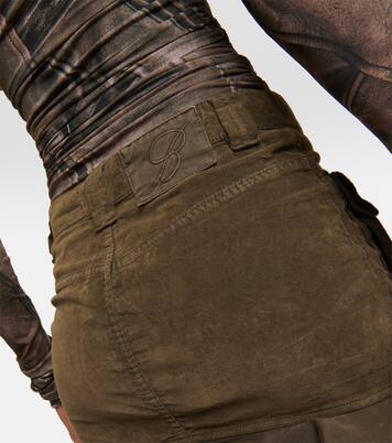 Minirock aus Samt | Blumarine