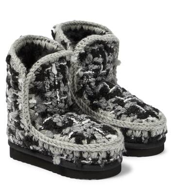 Tartan wool boots | Mou Kids