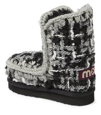 Tartan wool boots | Mou Kids