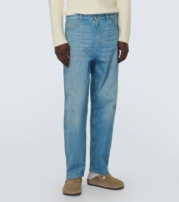 Kerala mid-rise straight jeans | Alanui