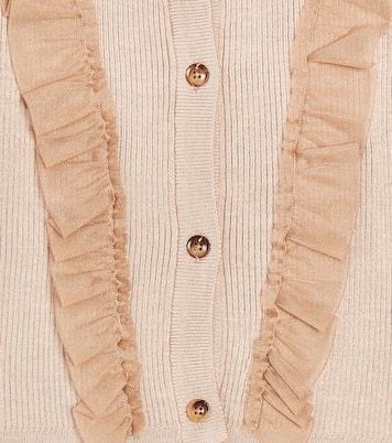 Darine 러플 울 블렌드 카디건 | Donsje