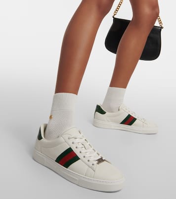 Ace leather sneakers | Gucci