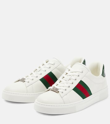 Ace leather sneakers | Gucci